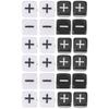 STOBOK 24Pcs Addition Subtraction Dice Set, 16mm Math Sign Dices for Classroom Teaching, Black White Acrylic Arithmetic Symbols, Manipulatives for Kids Learning Games view 1