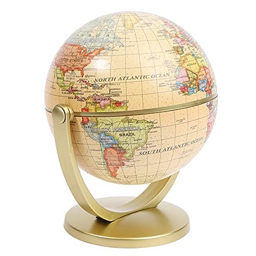 globes 360 Degree Rotating World Globe Desktop Decor Geography Education School Supplie Geographic Globes