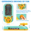 Beacron Musical Steering Wheel Toys for Boys 4-6: Toddler Simulated Driving Racing Car Game with Sound Ages 3+ Year Old, Interactive Educational Learning Race Truck for Kids Girls Birthday Gifts view 3
