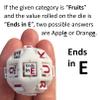 Patent Game Die for Scattegories Games view 3