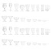 34 Pcs Dollhouse Cups 1: 17 Miniature Wine Glasses Mini Beer Cups Cocktail Martini Glasses Model for Dollhouse Decoration DIY Craft view 1