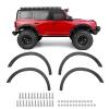 Zolikar 4PCS Stainless Steel RC Fender Flares Fender Delete Wheels for 1/10 Scale RC Crawler Car TRX4 Upgrades 2021 Bronco Accessories view 1