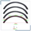 Zolikar 4PCS Stainless Steel RC Fender Flares Fender Delete Wheels for 1/10 Scale RC Crawler Car TRX4 Upgrades 2021 Bronco Accessories view 4