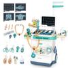 Sotodik Doctor Kit for Kids 26 Accessories Pretend Medical Station Set for Boys & Girls Mobile Cart with Stethoscope and Medical Toy Accessories for Ages 3 and Up Children Role Play Educational Toys view 1