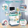 Sotodik Doctor Kit for Kids 26 Accessories Pretend Medical Station Set for Boys & Girls Mobile Cart with Stethoscope and Medical Toy Accessories for Ages 3 and Up Children Role Play Educational Toys view 3
