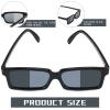 12 Pack Sunglasses Rear View Mirror Sunglasses Real Detective Glasses for Kids Anti Track See Behind You with Inside the Lens Mirrors Detective Gadgets for Personal Security Party Favor view 3