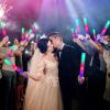 SHQDD 200 PCS LED Foam Sticks, Bulk Glow Sticks, Foam Glow Sticks for Wedding with 3 Modes Colorful Flashing, Glow in the Dark Party Supplies for Wedding, Raves, Concert, Sporting Events view 3