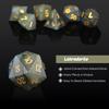 Labradorite Gemstone Dice Set DND,DNDND Full Set Real Stone Dice Set with Gorgeous Gift Case for Dungeons and Dragon and Tabletop Game (Labradorite) view 4