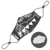 DEVIL SHACKLES Dinosaur Comic Burning Flower Tooth Mask Children's Mask Halloween Party Ball Accessories view 2
