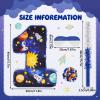 Lewtemi Number 1 Pinata for 1nd Birthday Party Decorations Birthday Pinata with Stick Eye Mask Baby Shower Decorations Party Supplies(Outer Space) view 2