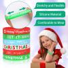 JUNEBRUSHS 24Pcs Christmas Silicone Bracelets, Rubber Wristbands Christmas Party Favors for Kids Decorations for Xmas Stocking Stuffers Wrist Band Accessories Gifts Supplies view 3