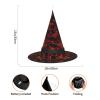 BIKINSEX Flame Fire Skulls Halloween Witch Hat Witch Costume Accessory for Halloween Christmas Party view 4