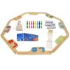 Grhonior Marbles and Jokers Board Game Pegs and Jokers Real Solid Wood (Pine) Game Board Wooden for 2-8 Players 8 Game Boards 8 Colors 40 Marbles 4 Boxes Card view 1