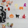24Pcs Halloween Cupcake Toppers Glittery Hocus Pocus Cake Toppers Trick or Treat Witch Hair Cupcake Decoration Halloween Birthday Party Decorations Supplies view 3