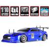 QIYHBVR 1:10 Scale Large Gas RC Cars,80+ KM/H Hobby Grade High Speed Remote Control Car for Adults Boys,All Terrain 4WD Metal Chassis 2.4GHz Off Road Monster RC Truck view 2