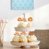 24pc Little Pumpkin Cupcake Toppers - Glitter Pumpkin Cupcake Picks - Baby Shower Decorations - Fall Harvest Theme - Kids Birthday Party Supplies view 4
