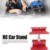 GORHLady RC Car Work Stand, RC Car Work Stand Repair Workstation Remote Control Car Repair Station and Screw Plate Set for 1/8 1/10 1/12 1/16 Scale RC Cars(Red) view 2