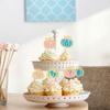 24pcs Pumpkin Cupcake Toppers & Cake Decorations for Kids Birthday & Babyshower view 4