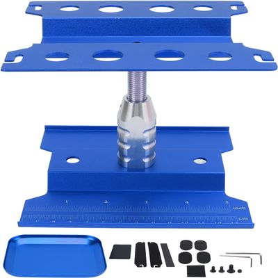GORHLady RC Car Work Stand, RC Repair Station Workstation Remote Control Car Repair Station and Screw Plate Set for 1/8 1/10 1/12 1/16 Scale RC Cars