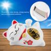 Adorable idle Lying Waving Beckoning Fortune Lucky Cat , Solar Powered Lucky Cat , Wealth Fortune Cat Car Accessories for Home , Store ( #2) , Solar Powered Lucky Cat , Adorable idle Lying WavinSolar view 2