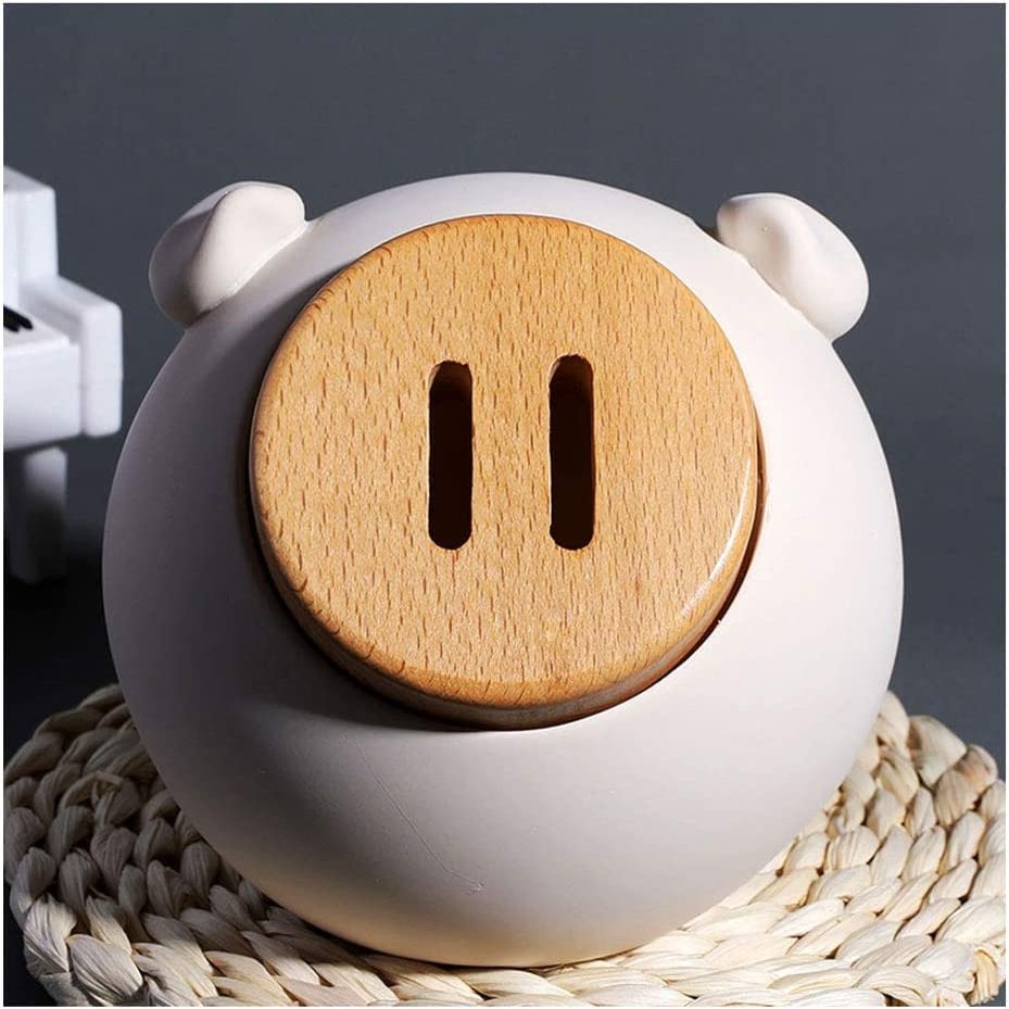 NIUBB Cartoon Piggy Bank Handmade Piggy Bank Cute Piggy Bank boy Girl Child Creative Cartoon Image Cute (Color : A)