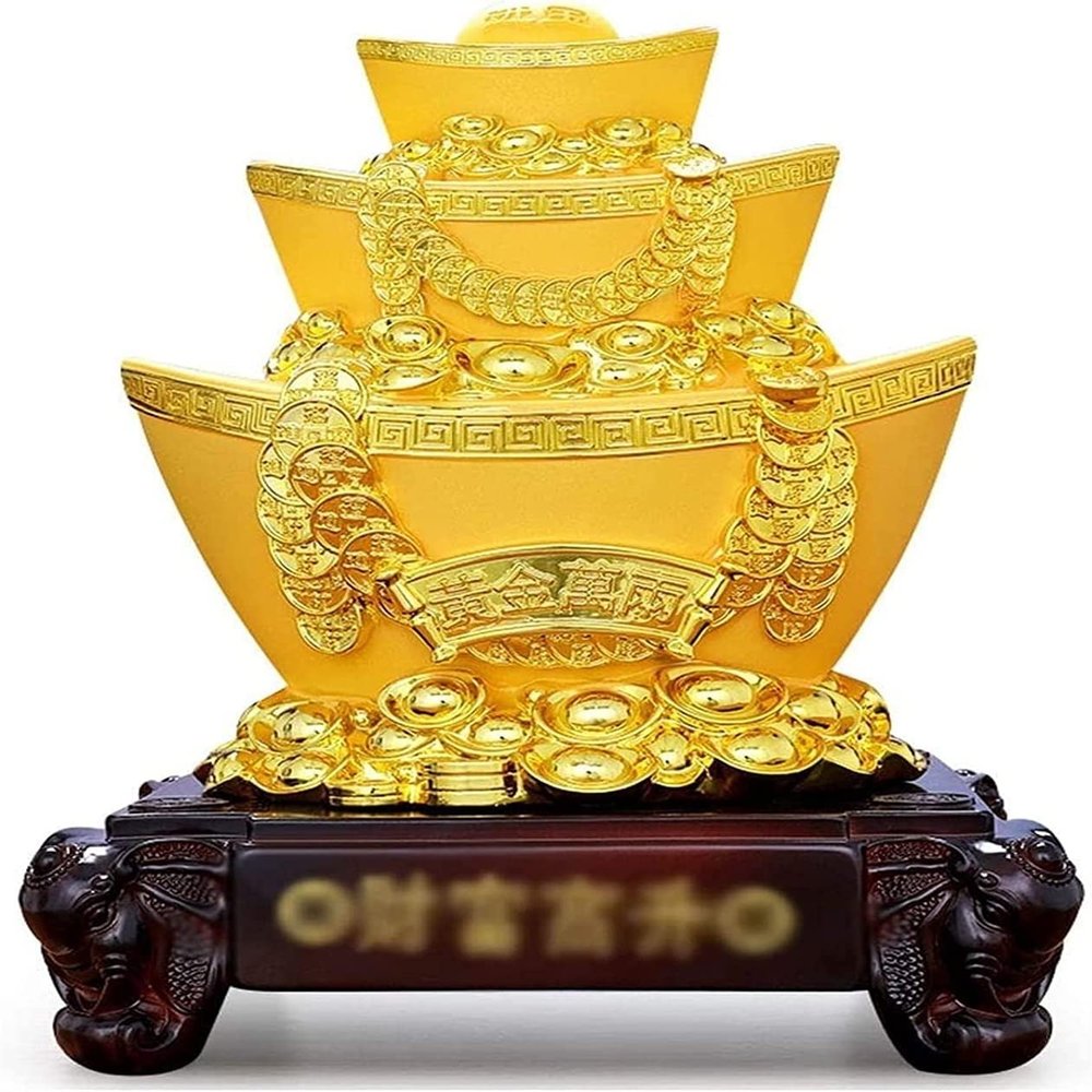 NIUBB Cartoon Money Pot Piggy Bank Gold Ingot Handmade Crafts Piggy Bank The Best Gift for Friends and Lovers Money Pot (Color : OneColor)