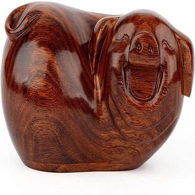 NIUBB Cartoon Money Pot Lucky Piggy Bank Wooden Piggy Bank Birthday Gifts for Girls Boys Fathers Mothers Or Childrens Toys Money Pot (Color : OneColor)