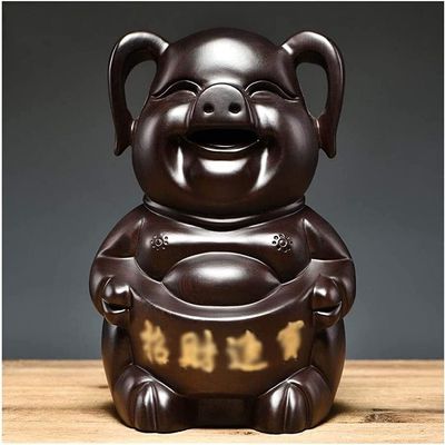 NIUBB Cartoon Money Pot The Piggy Bank is a Handmade Crafts Piggy Bank Birthday Gift for Girls Boys Children or Used as Home Decorations Money Pot (Color : OneColor)