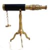 Antique Brass Marine Handheld Spyglass Reflecting Brass Telescope Binoculars with Stand 10-inch Best for Gift Item view 1
