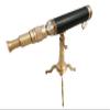 Antique Brass Marine Handheld Spyglass Reflecting Brass Telescope Binoculars with Stand 10-inch Best for Gift Item view 3