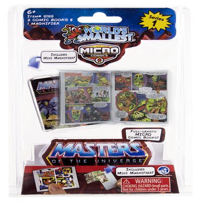 World's Smallest Masters of The Universe Micro Comics. Gift for Adult Collectors and Motu Fans of All Ages.