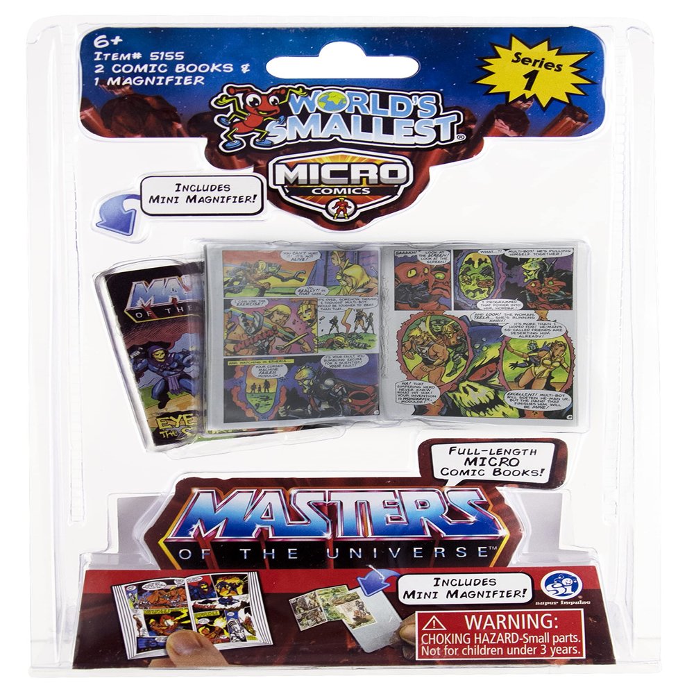 World's Smallest Masters of The Universe Micro Comics. Gift for Adult Collectors and Motu Fans of All Ages.