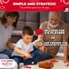SWOOC Games - Coin Drop | Simple + Strategic Dice Games for Families with Coins Included for 2-6 Players | Works W/Pennies Too | Get Rid of Coins to Win | Board Games for Kids | Penny Game Wood Box view 3