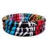 36" Inflatable Multi-Color Zebra Striped Children's Wading Swimming Pool view 2