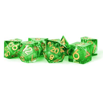 FanRoll by Metallic Dice Games Aegis of Hope Elixir Liquid Core DND Dice Set, Role Playing Game Dice for Dungeons and Dragons