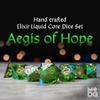 FanRoll by Metallic Dice Games Aegis of Hope Elixir Liquid Core DND Dice Set, Role Playing Game Dice for Dungeons and Dragons view 2