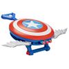 Marvel Mech Strike Mechasaurs Captain America Redwing Blaster, NERF Blaster with 3 Darts, Role Play Super Hero Toys for Kids Ages 5 and Up view 1