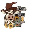 4 Boo Heifer Sticker SuFor NFLowers Farm Life Fall Harvest Cow Moo Cute view 1