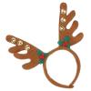 ibasenice 2pcs Reindeer Christmas Headband with Bells Unisex Adult Boys and Girls Headwear Party Carnival Masquerade Dress Accessory view 3