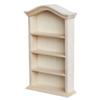 Dollhouse Wooden Bookshelf Doll Mini Furniture Mini Bookshelf Shelf Cabinet Scene Miniature House Bookcase Fairy Cabinet Miniature Dollhouse Accessories 1/12 view 1