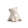 DEMDACO Piggy Pink and White 6 x 6 Inch Ceramic Stoneware Money Bank view 1