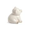 DEMDACO Piggy Pink and White 6 x 6 Inch Ceramic Stoneware Money Bank view 3