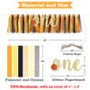 Basketball Highchair Banner Decoration for Baby - 1st First Highchair Happy Birthday Banner, High Chair Fabric Garland Party Supplies, 0range Yellow Black, Photo Props, Handmade view 3