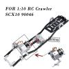 RCMYou RC Gearbox for 1/10 RC Crawler Car SCX10 90046,Metal Chassis Frame Prefixal Shiftable Gearbox Upgrade Parts Hops Up,Upgrade 2022,More Durable,Two Speed Modes view 2