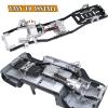 RCMYou RC Gearbox for 1/10 RC Crawler Car SCX10 90046,Metal Chassis Frame Prefixal Shiftable Gearbox Upgrade Parts Hops Up,Upgrade 2022,More Durable,Two Speed Modes view 3