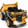 ANPABO Ride on Dump Truck, 12V Ride on Car with Remote Control, Electric Dump Bed and Extra Shovel, Ride on Construction Vehicle with Music Player, Key Start for Safety, Ideal Gift for Kids view 1
