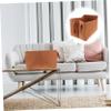 Zerodeko 1pc Portable Felt Storage Basket for Sundries Brown Organizer for Home Use Stylish Desktop Container for Nursery Living Room and Bathroom Storage view 3