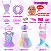 Mermaid 18 inch Doll Clothes and Doll Accessories Case Luggage Travel Play Set Include Suitcase, Dresses, Bag, Camera, Glasses, Pillow, Eyeshade Etc (No Doll) view 2