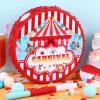 Deekin Large Carnival Piata Stick with Blindfold Confetti Set Circus Tent Piata for Birthday Carnival Theme Party Decorations Gaming Holiday Celebration Game Supply view 4