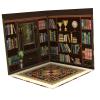 1/12 Scale Backdrop Scene Model Display Photo Board for Soldier Model Scane Drama , Study Room view 1